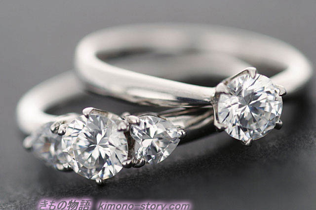ダイヤと真珠 本物の見分け方は？買取で絶対損しない方法！ダイヤモンドの指輪画像
