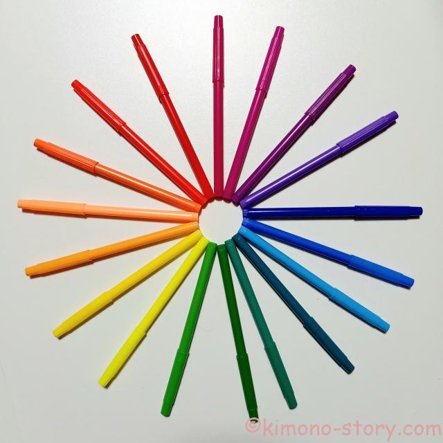 色相環　カラーペン